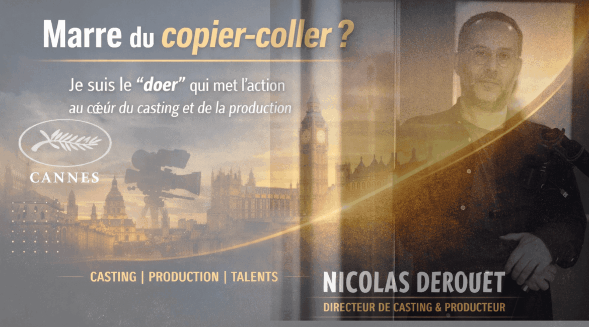 Bannière Nicolas Derouet – casting stratégique, production et Creator Economy